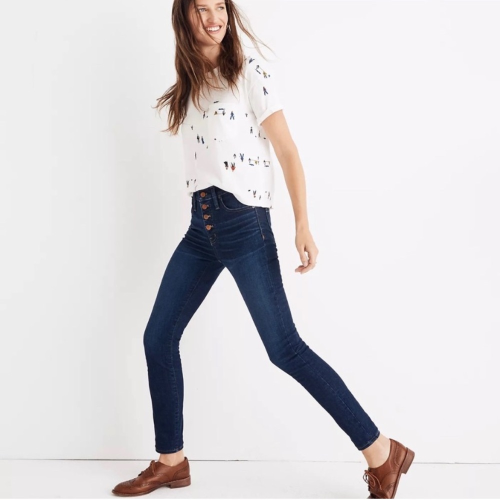 Madewell High Rise Skinny Jean size 30